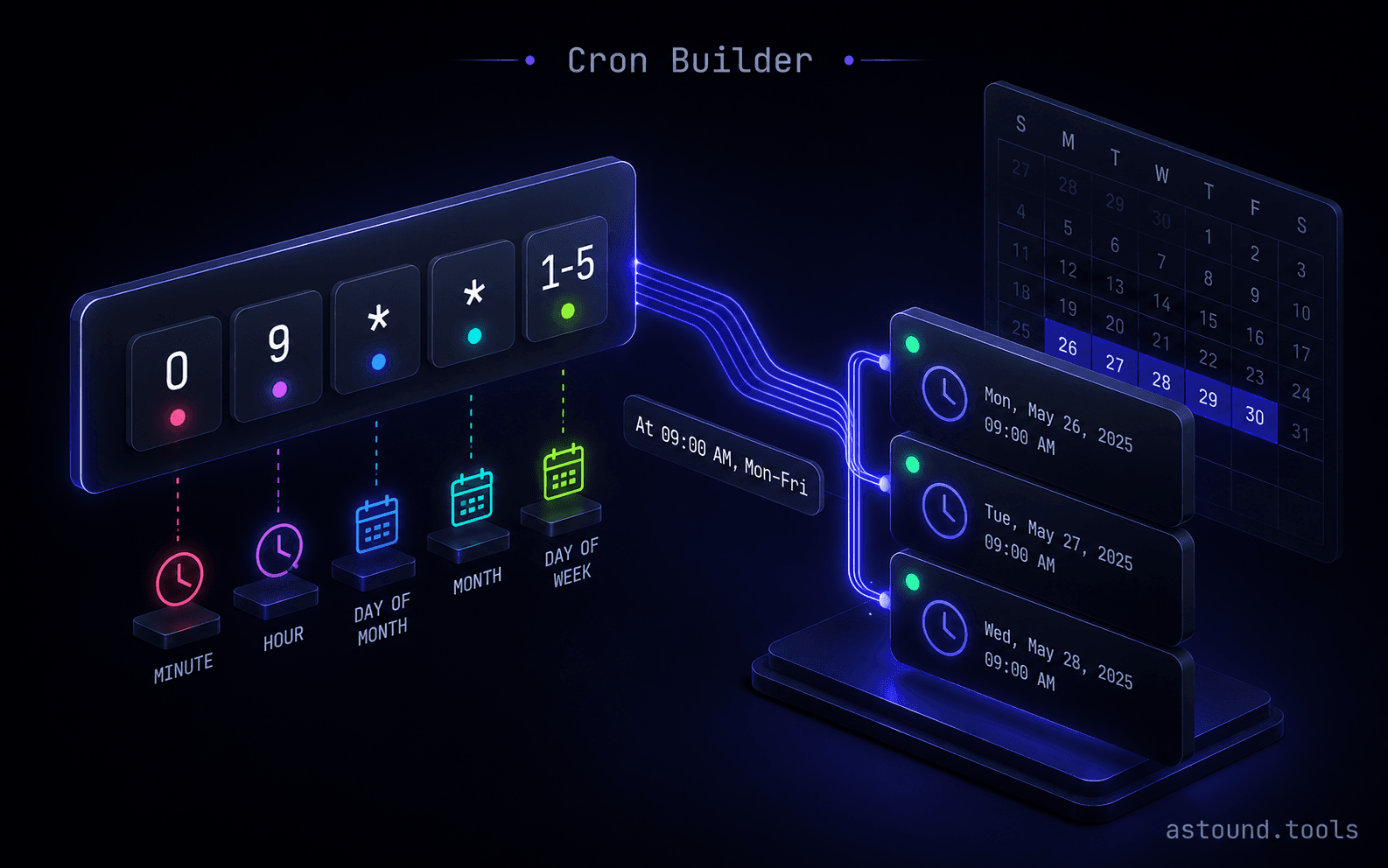 Cron Expression Builder — screenshot